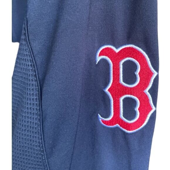 MLB Red Sox Zip Up Sportswear Baseball Athletic Fan Jacket B Logo Size Large - Picture 5 of 8